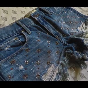 Jeweled shorts